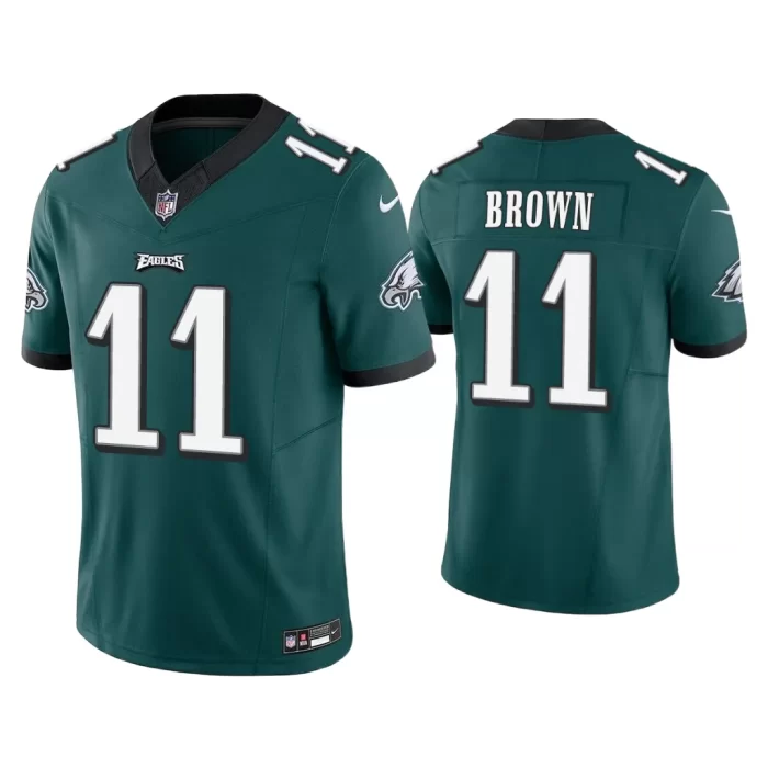 Men Vapor F.U.S.E. Limited A.J. Brown Eagles Midnight Green Jersey