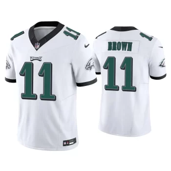 Men Vapor F.U.S.E. Limited A.J. Brown Eagles White Jersey