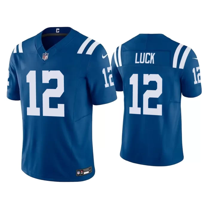 Men Vapor F.U.S.E. Limited Andrew Luck Colts Royal Jersey