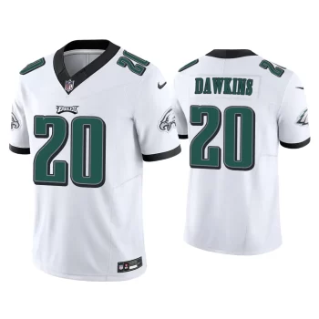 Men Vapor F.U.S.E. Limited Brian Dawkins Eagles White Jersey