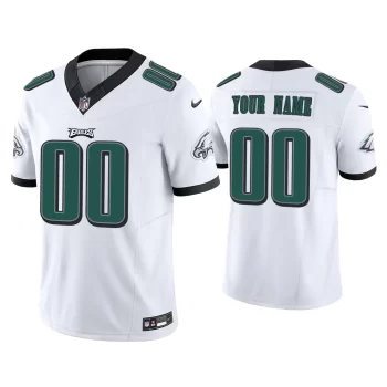 Men Vapor F.U.S.E. Limited Custom Eagles White Jersey