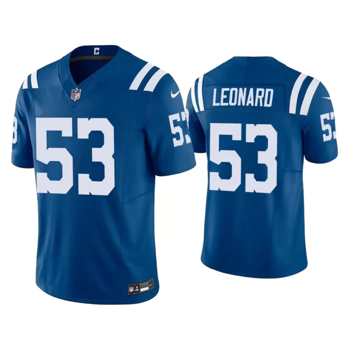 Men Vapor F.U.S.E. Limited Darius Leonard Colts Royal Jersey