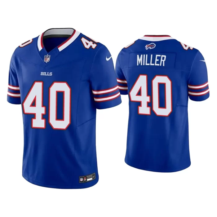 Men Vapor F.U.S.E. Limited Von Miller Bills Royal Jersey