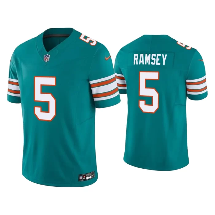 Miami Dolphins Jalen Ramsey Vapor F.U.S.E. Limited Aqua Jersey