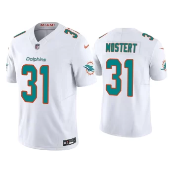 Miami Dolphins Raheem Mostert Vapor F.U.S.E. Limited White Jersey