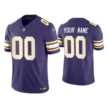 Minnesota Vikings Custom Classic F.U.S.E. Limited Purple Jersey