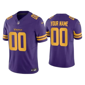 Minnesota Vikings Custom Vapor F.U.S.E. Limited Purple Jersey