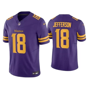 Minnesota Vikings Justin Jefferson Vapor F.U.S.E. Limited Purple Jersey