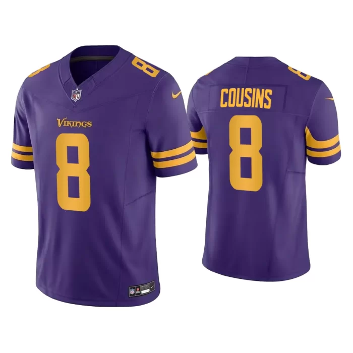 Minnesota Vikings Kirk Cousins Vapor F.U.S.E. Limited Purple Jersey