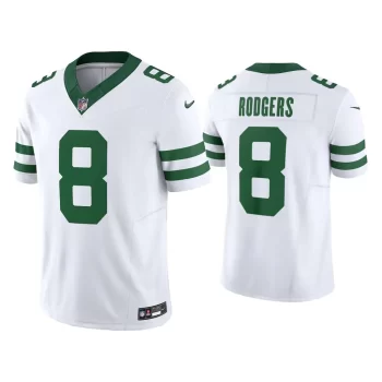 New York Jets Aaron Rodgers Legacy Limited White Jersey