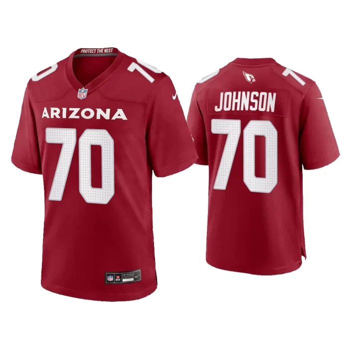 Paris Johnson Arizona Cardinals Cardinal 2023 NFL Draft Game Jersey