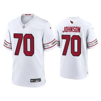 Paris Johnson Arizona Cardinals White 2023 NFL Draft Game Jersey