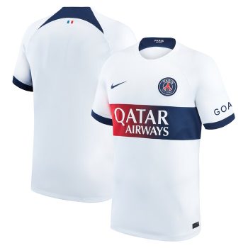 Paris Saint-Germain 2023/24 Away Stadium Replica Jersey - White