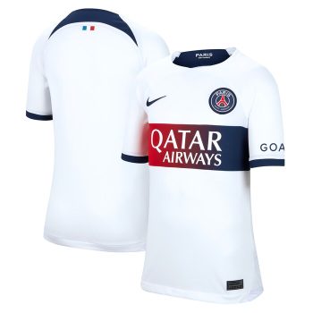 Paris Saint-Germain Youth 2023/24 Away Stadium Replica Jersey - White