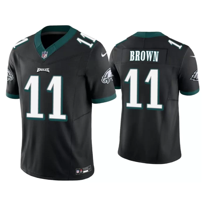 Philadelphia Eagles A.J. Brown Vapor F.U.S.E. Limited Black Jersey