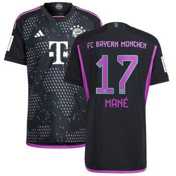 Sadio Mane Bayern Munich 2023/24 Away Player Jersey - Black