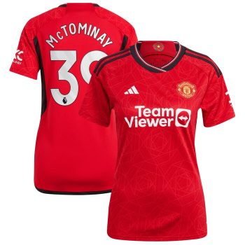 Scott McTominay Manchester United Women 2023/24 Home Replica Player Jersey - Red