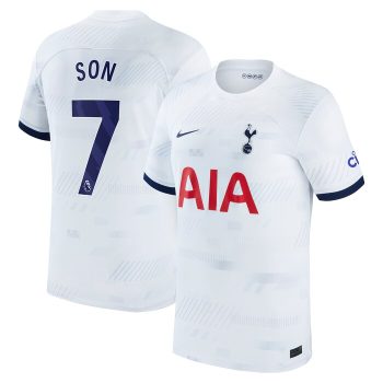 Son Heung-min Tottenham Hotspur Home 2023/24 Replica Player Jersey - White