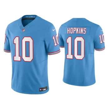 Tennessee Titans DeAndre Hopkins Oilers Throwback Limited Light Blue Jersey