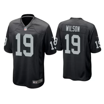 Tyree Wilson Las Vegas Raiders Black 2023 NFL Draft Game Jersey