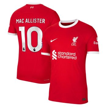 Alexis Mac Allister Liverpool 2023/24 Home Player Jersey - Red