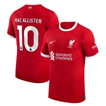 Alexis Mac Allister Liverpool 2023/24 Home Replica Player Jersey - Red