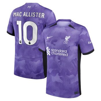 Alexis Mac Allister Liverpool 2023/24 Third Stadium Replica Player Jersey - Purple