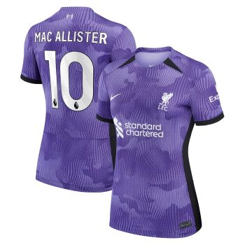 Alexis Mac Allister Liverpool Women 2023/24 Third Stadium Replica Player Jersey - Purple