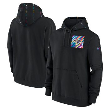 Baltimore Ravens 2023 NFL Crucial Catch Club Pullover Hoodie - Black