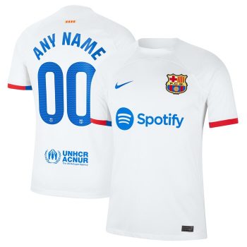 Barcelona 2023/24 Away Custom Replica Jersey - White