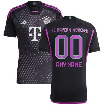 Bayern Munich 2023/24 Away Replica Custom Jersey - Black
