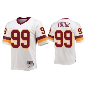 Chase Young Washington Commanders White Throwback Legacy Replica Jersey