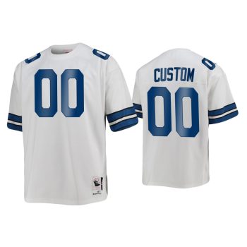 Custom Dallas Cowboys White 1977 Throwback Jersey