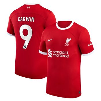 Darwin Nunez Liverpool 2023/24 Home Replica Jersey - Red
