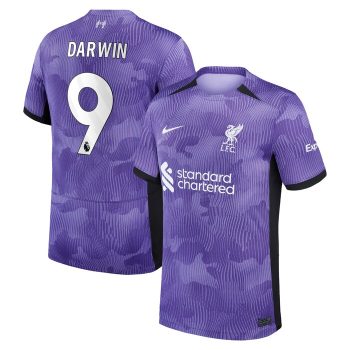Darwin Nunez Liverpool Youth 2023/24 Third Stadium Replica Player Jersey - Purple