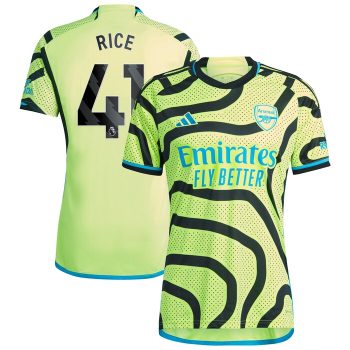 Declan Rice Arsenal 2023/24 Away Replica Player Jersey - Yellow