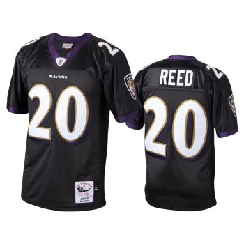 Ed Reed Baltimore Ravens Black 2004 Throwback Jersey