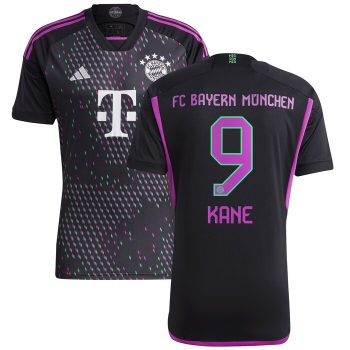 Harry Kane Bayern Munich 2023/24 Away Replica Player Jersey - Black