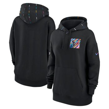 Houston Texans Women 2023 NFL Crucial Catch Club Pullover Hoodie - Black