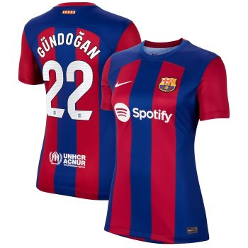 Ilkay Gundogan Barcelona Women 2023/24 Home Stadium Replica Player Jersey - Royal