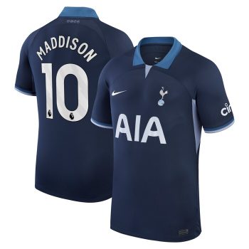 James Maddison Tottenham Hotspur 2023/24 Away Stadium Replica Player Jersey - Navy