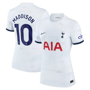James Maddison Tottenham Hotspur Women 2023/24 Home Stadium Replica Player Jersey - White