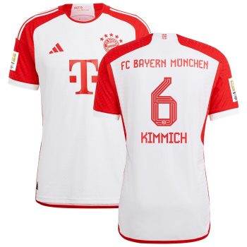 Joshua Kimmich Bayern Munich 2023/24 Home Jersey - White