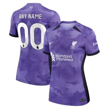 Liverpool Women 2023/24 Third Stadium Replica Custom Jersey - Purple