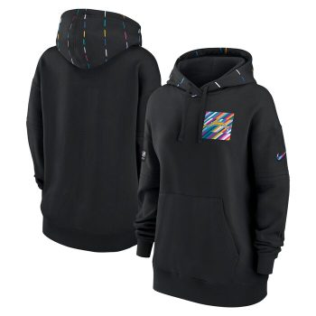 Los Angeles Chargers Women 2023 NFL Crucial Catch Club Pullover Hoodie - Black