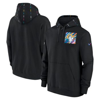 Los Angeles Rams 2023 NFL Crucial Catch Club Pullover Hoodie - Black