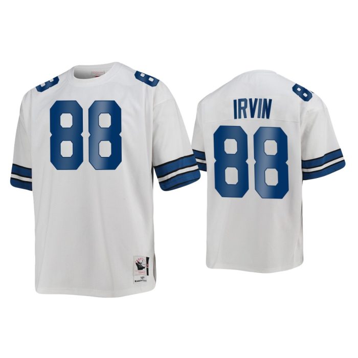 Michael Irvin Dallas Cowboys White 1977 Throwback Jersey