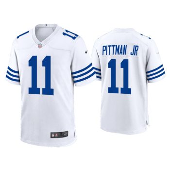 Michael Pittman Jr. Indianapolis Colts White 2021 Throwback Game Jersey