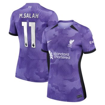 Mohamed Salah Liverpool Women 2023/24 Third Stadium Replica Player Jersey - Purple
