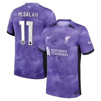 Mohamed Salah Liverpool Youth 2023/24 Third Stadium Replica Player Jersey - Purple